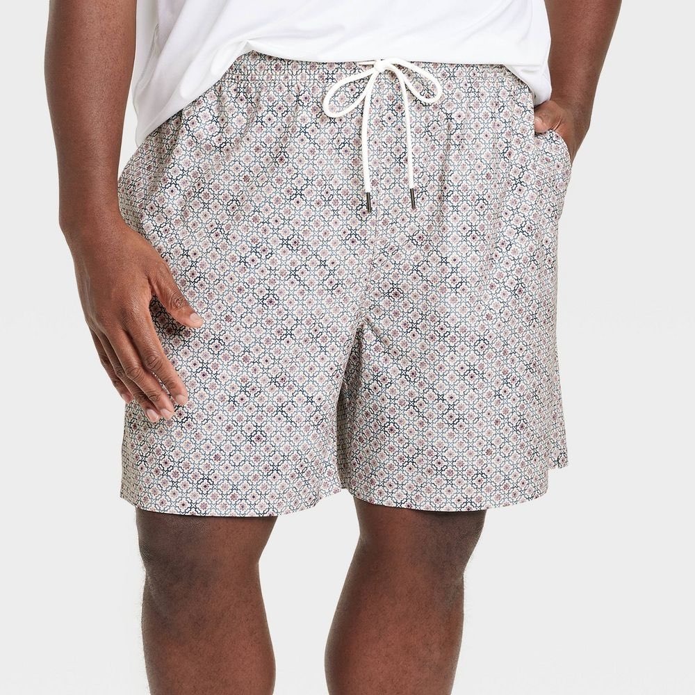 Goodfellow & Co Men's Swim Trunks Size Medium 7" Inseam Boxer Brief Liner NWT